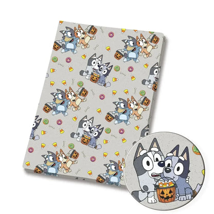 Bluey Fabric 140x50CM Cartoon Cotton Fabric Patchwork Tissue Kid Home Textile Sewing Doll Dress Curtain Polyester Cotton Fabrics