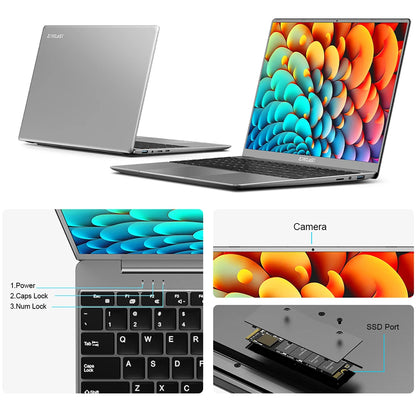 Ordinateur portable Teclast F16 Pro, Windows 11 Pro, processeur Intel N95, F16Pro, 16 Go de RAM, 512 Go de SSD, écran IPS 15,6 pouces 1920 x 1080, Wi-Fi 6, USB 3.2, clavier rétroéclairé, mini-HDMI