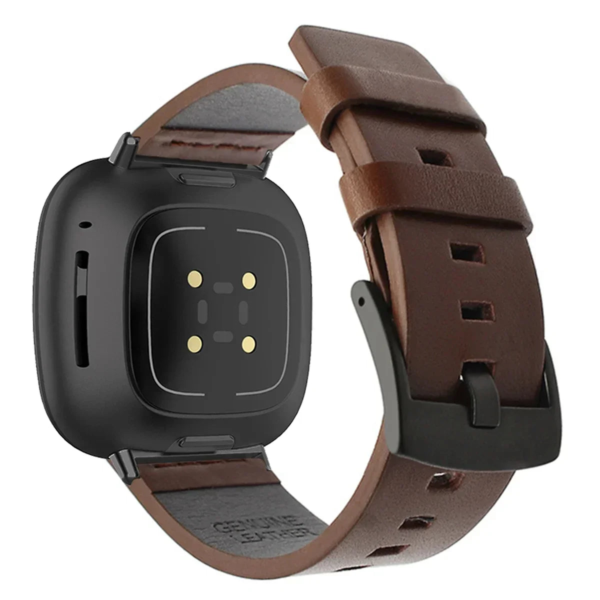 Strap For Fitbit Versa 2 Lite Leather Band SmartWatch Bracelet For Fitbit Versa3 4 Sense Correa Watchband Pin Buckle Accessories