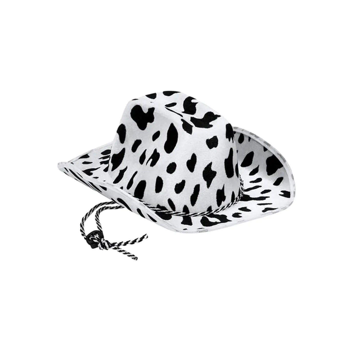 Chapeau de Cowboy imprimé vache léger et robuste, accessoires de Costume pour Cowboy, fêtes à thème d'halloween, scène