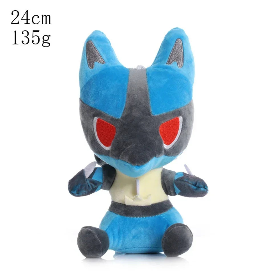 *10PCS Pokemon Plush Charmander Squirtle Pikachu Moon Eevee Plush Bulbasaur Stuffed Animal Toy Gengar Doll Gift for Kid 18-25cm