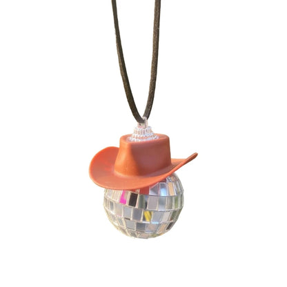 Porte-clés boule disco à suspendre au rétroviseur, accessoire de décoration pour sac ou voiture