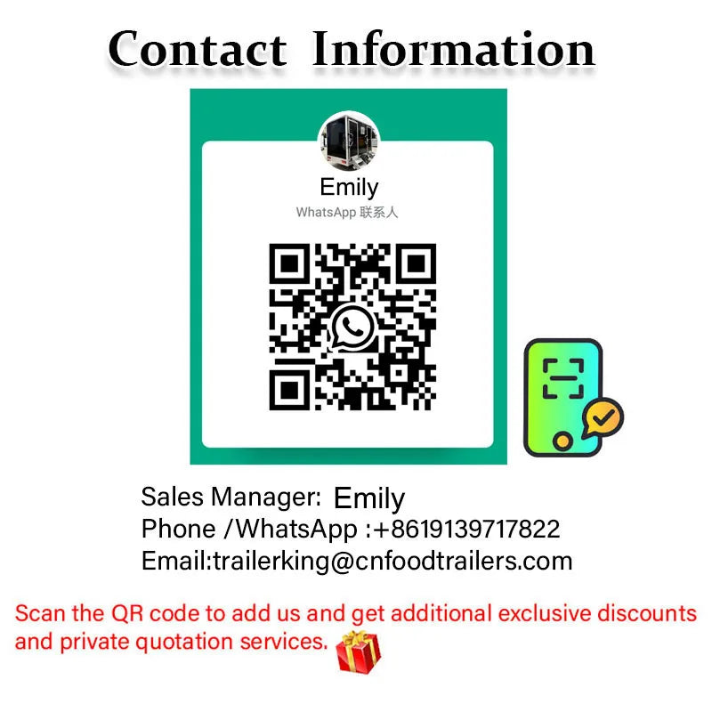 Pink Trailer for Sale New Food Truck Mobile Fast Food Cart Outdoor Kitchen Ice Cream Pizza Trailer Usa Standard