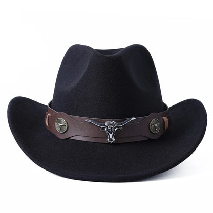 Cowboy hat various accessories cowboy hat monochrome felt hat men and women outdoor hat rider hat шляпа женская