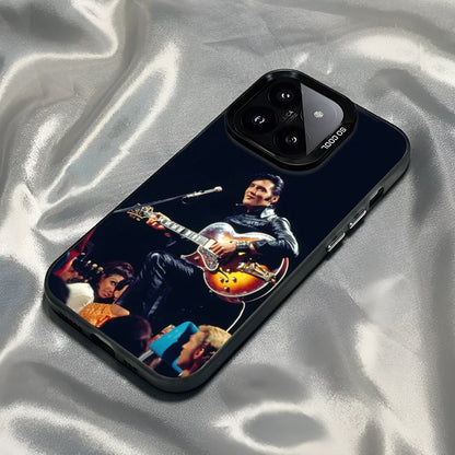 Epc Super Cool E-Elvis Presley Phone Case IMD Phone Case For IPhone 16 15 14 13 12 11 Pro Max Plus Color Silver Cover