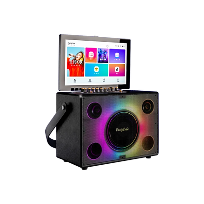 All-in-One KTV Touch Screen Wireless Smart Party Bluetooth Android System Powerful Machine Karaoke Players Speaker With Mic