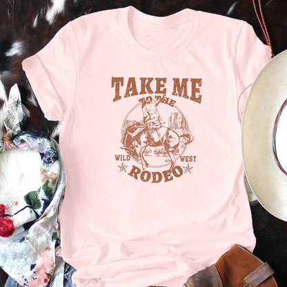 Cowboy Rodeo Graphic Tees Women Vintage Country Music Tshirt Cowgirl Cute Funny Western T-shirts Outfits Female Retro Shirt Tops