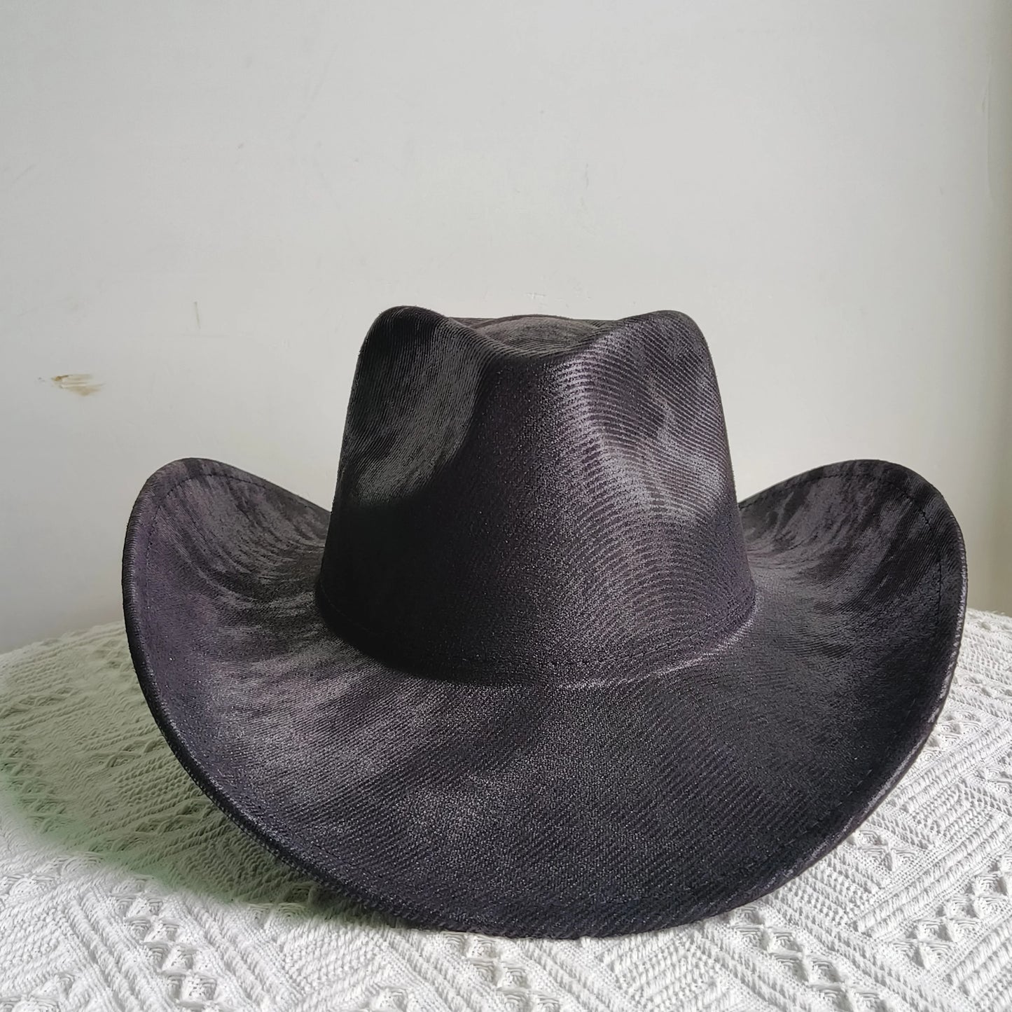Faux Leather Western Cowboy Hats Men Women retro cowboy hats big brim cowgirl hat knight hat men chapeau ковбойская