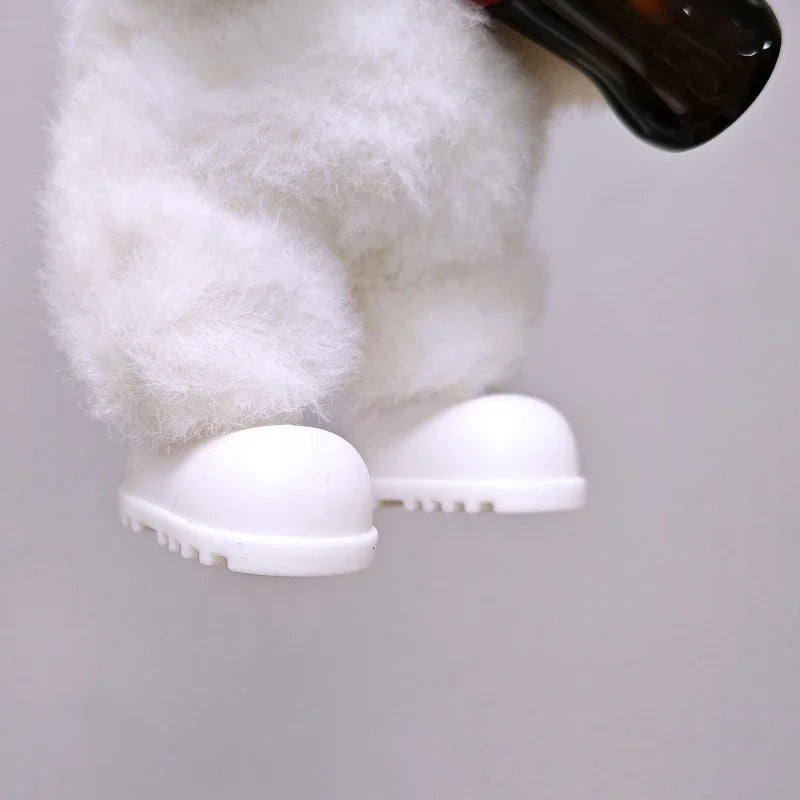 Labubu Doll Shoes For 15-17cm Ropa 3.0 Labubu V1 V2 V3 Rain Boots Colorful Beach Shoes Sitting Party Accessories