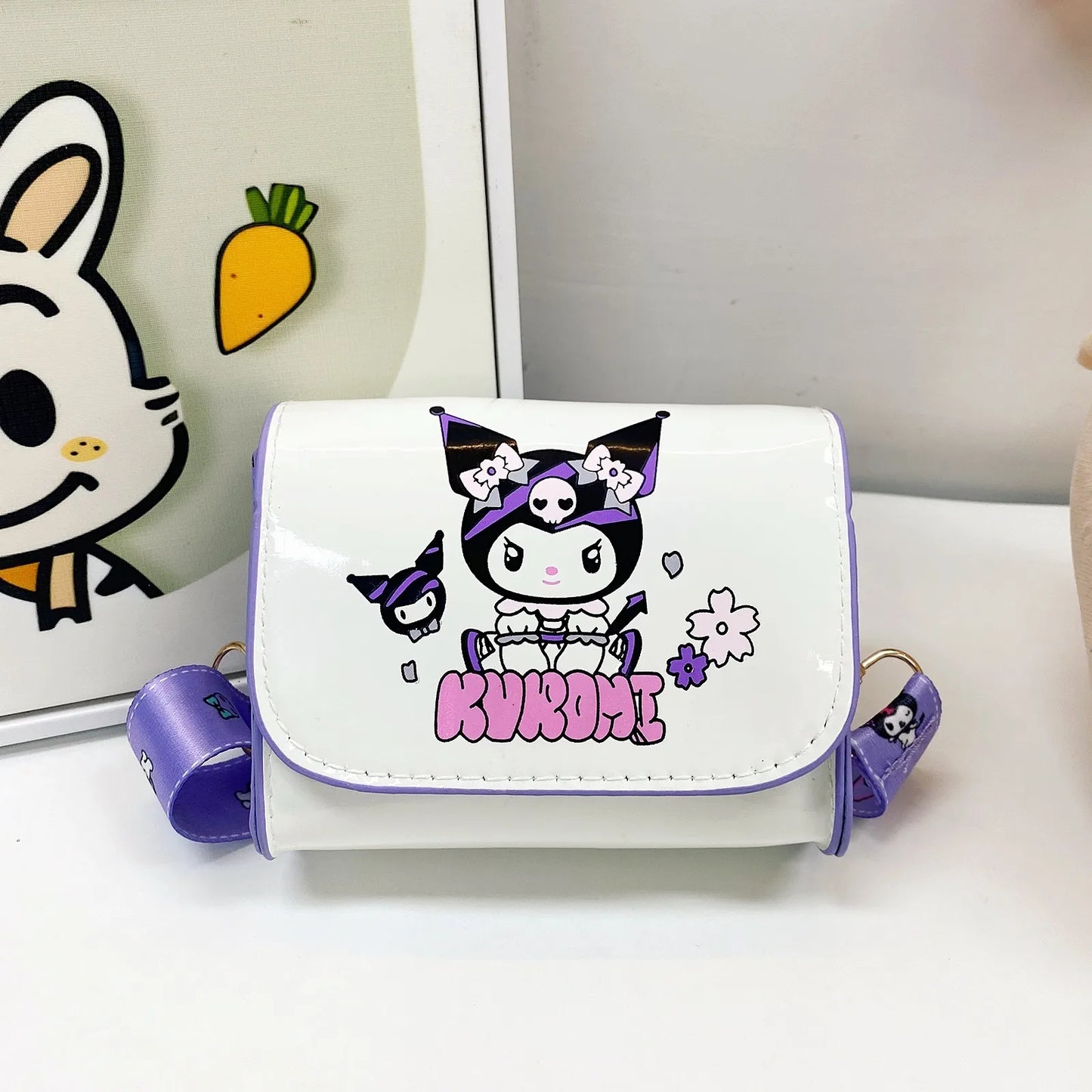 Sacs à bandoulière mignons Anime Kuromi Stitchou pour filles et femmes, marque de luxe, mini sacs de créateur de haute qualité, cadeaux