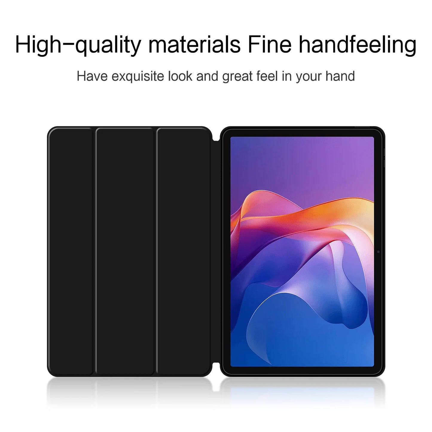HUWEI Case For Xiaomi Redmi Pad 2 2025 Flip Stand Cover for Redmi Pad 2 Pad2 Case Red Mi Pad 2 11 inch Tablet Case TPU Shell