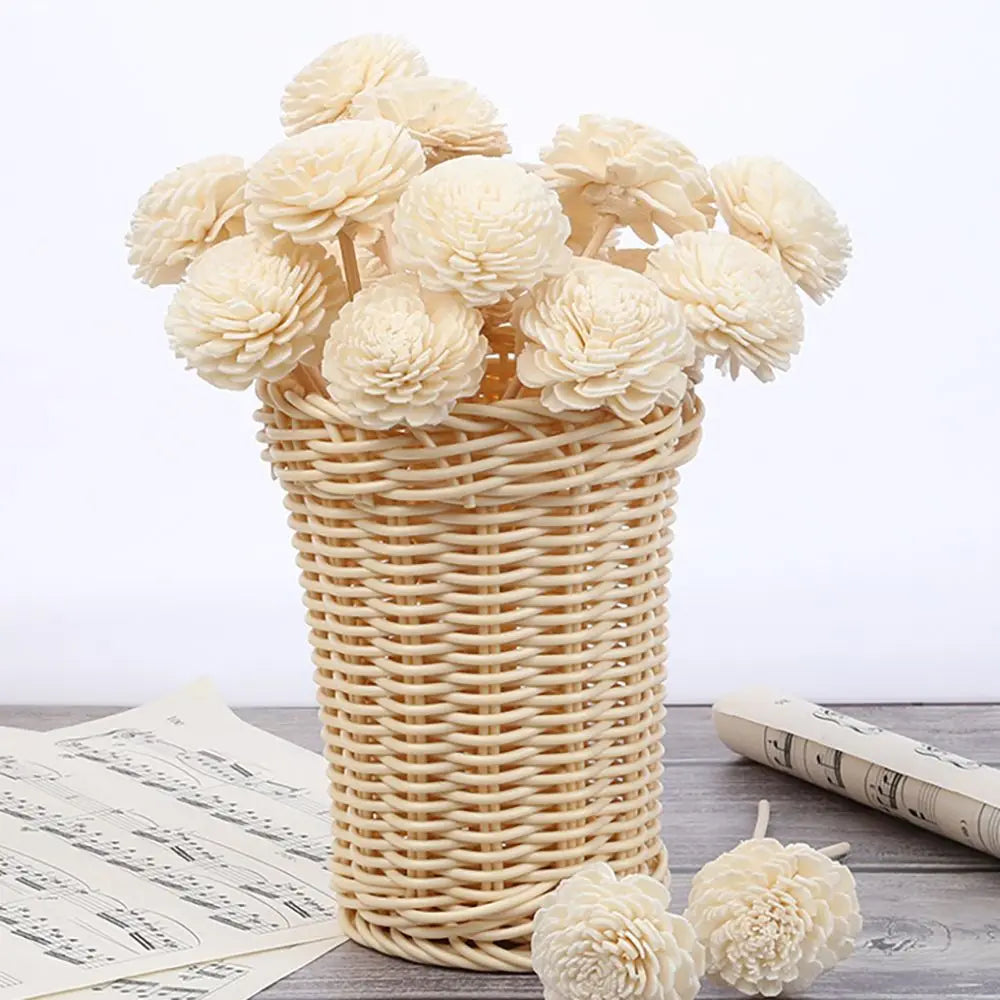 Aroma Oil Fragrance Diffuser Air Freshener Artificial Flower Aromatherapy Flower Aromatherapy Rattan  Diffuser