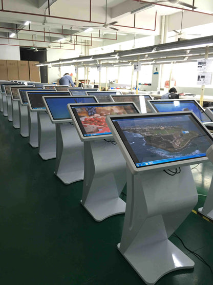 21.5 32 43 pouces centre commercial Android écran tactile interactif affichage de signalisation numérique support de sol Lcd kiosque d'auto-service