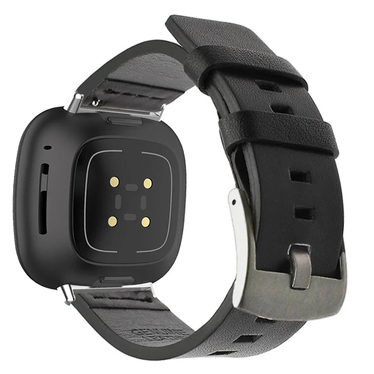 Strap For Fitbit Versa 2 Lite Leather Band SmartWatch Bracelet For Fitbit Versa3 4 Sense Correa Watchband Pin Buckle Accessories