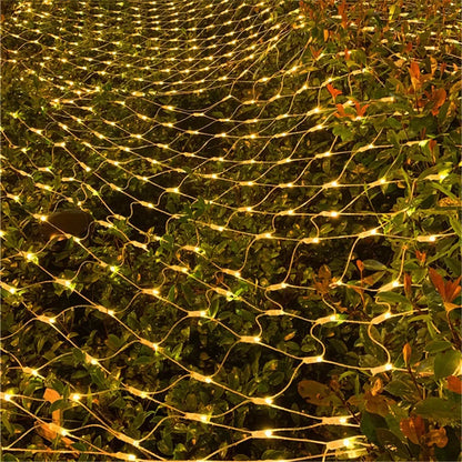 Net LED String Lights 8Modes 220V 110V EU Plug Festival Christmas Decoration Halloween New Year 2026 Wedding Party