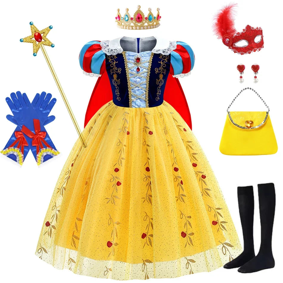 Costume de princesse pour bébé fille, robe de soirée, robe de bal, déguisements de princesse pour carnaval, Halloween