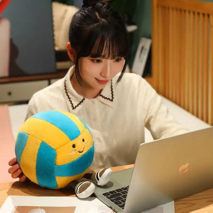 Peluche Jellycat, nouvelle poupée de volley-ball, jouet fait main, poupée de dessin animé mignon, coussin, cadeau d'anniversaire pour enfant