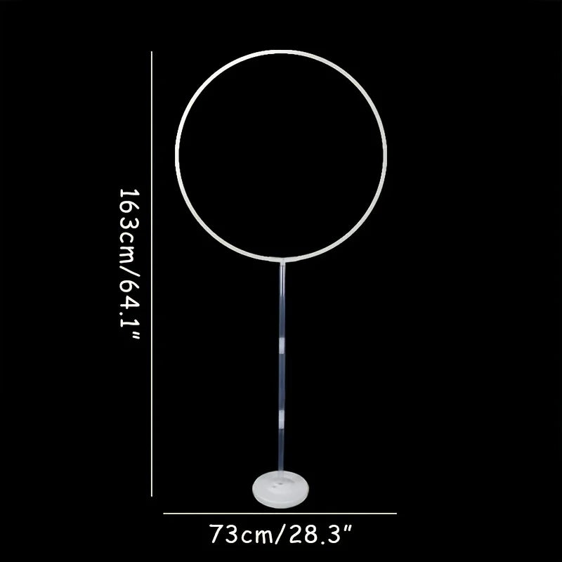 1/2set Round Balloon Stand Arch Balloons Wreath Ring For Wedding Decoration Baby Shower Birthday Party Christmas Ballon Garland