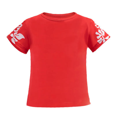 Costume Lilo pour enfant, Halloween, Cosplay, salopette en jean et chemise à imprimé feuilles rouges, ensemble de 2 pièces, costume de carnaval pour fille