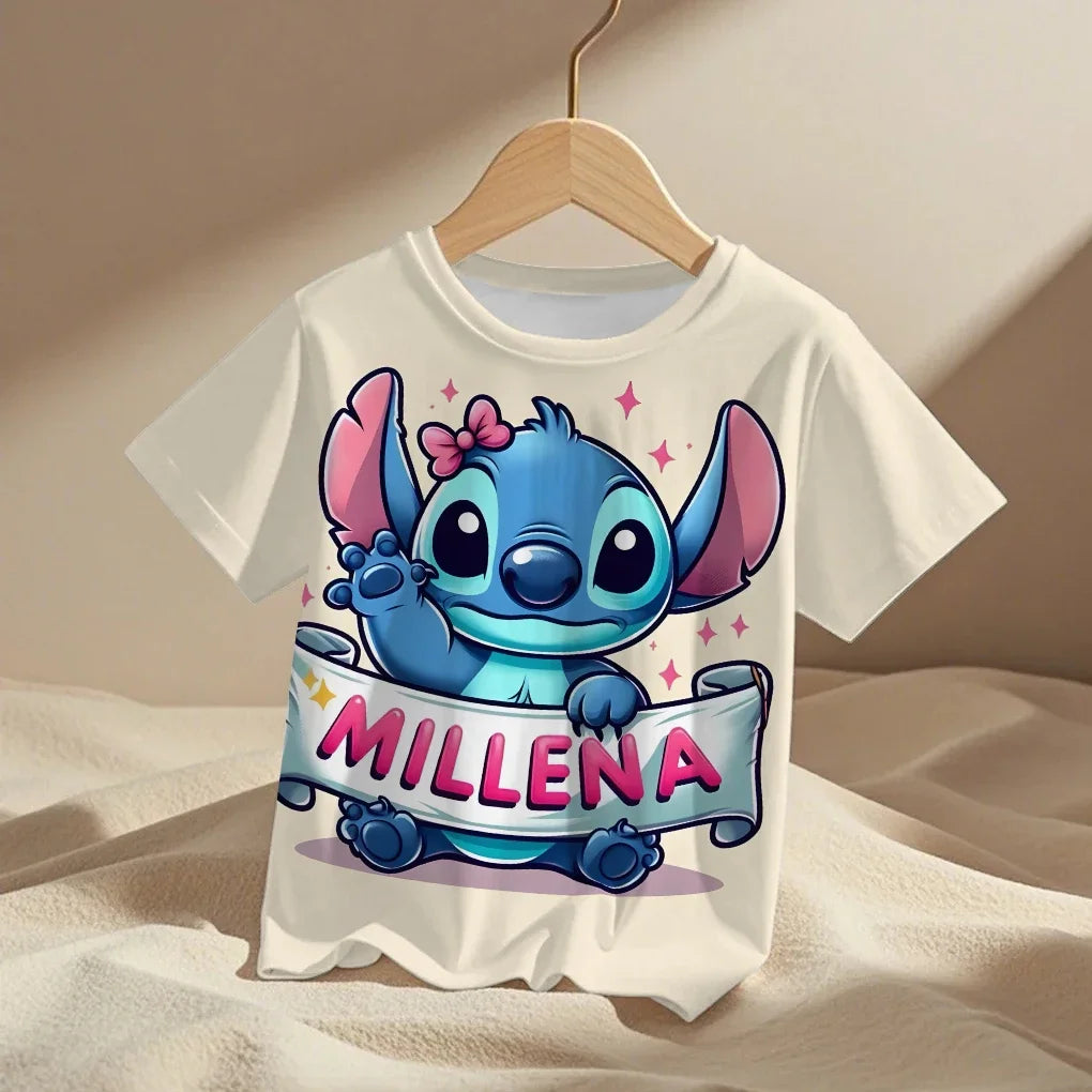 T-shirt imprimé en 3D pour enfants, vêtements d'été unisexes pour garçons et filles, tenue quotidienne décontractée avec