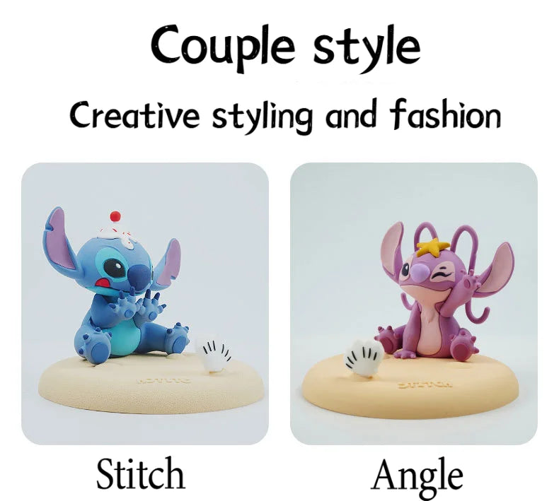 Stitch Mobile Phone Holder Decoration Ornament Creative Furniture Kawaii Environmentally Office Desktop Small Ornament Gift