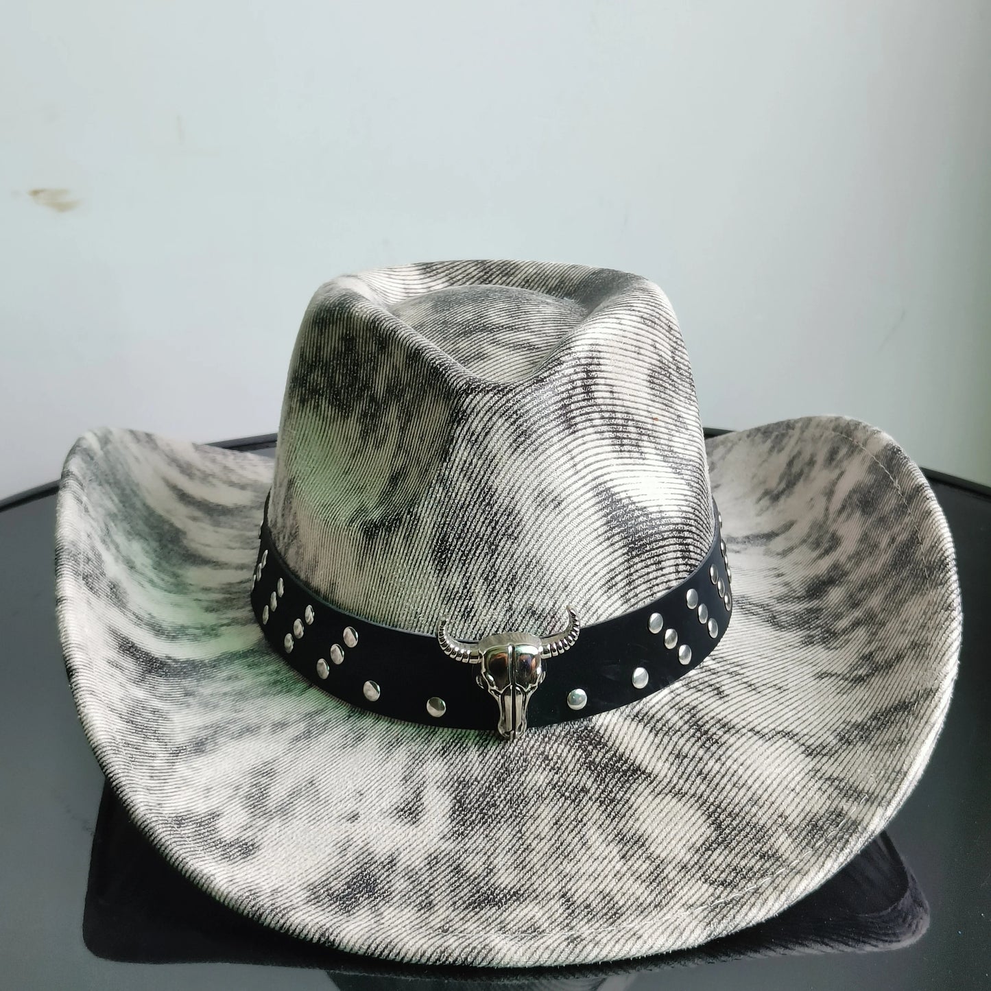 Faux Leather Western Cowboy Hats Men Women retro cowboy hats big brim cowgirl hat knight hat men chapeau ковбойская