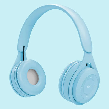 Y08 Macaron Wireless Bluetooth Headphones With Microphone Wired Earphones Gaming Headset Gamer Mp3 Players Choice Kids Gifts