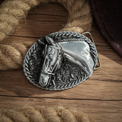 Boucle de ceinture western initiale vintage-Cowboy Rodeo argent grande boucle de ceinture pour hommes femmes