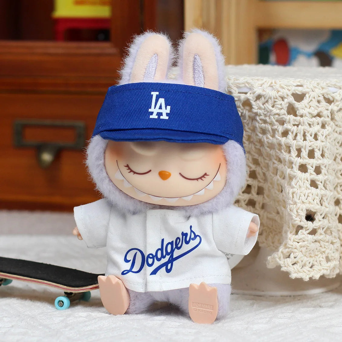 For 15/17cm Labubu Baseball Set Fashion Clothing Cute Doll Clothes Labubu V1 V2 V3 Sitting Party Diy toy Accessories girl Gift
