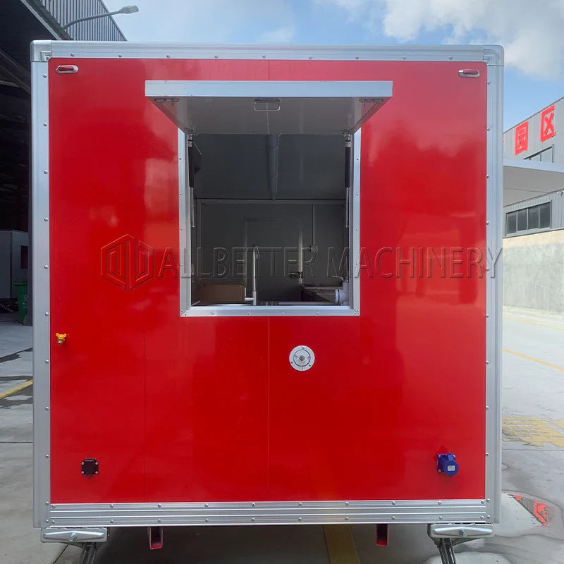 Allbetter Mobile Food Coffee Cart Ice Cream Trailer DOT Concession Trailer Restaurant Food Truck with Full Kitchen for Sale