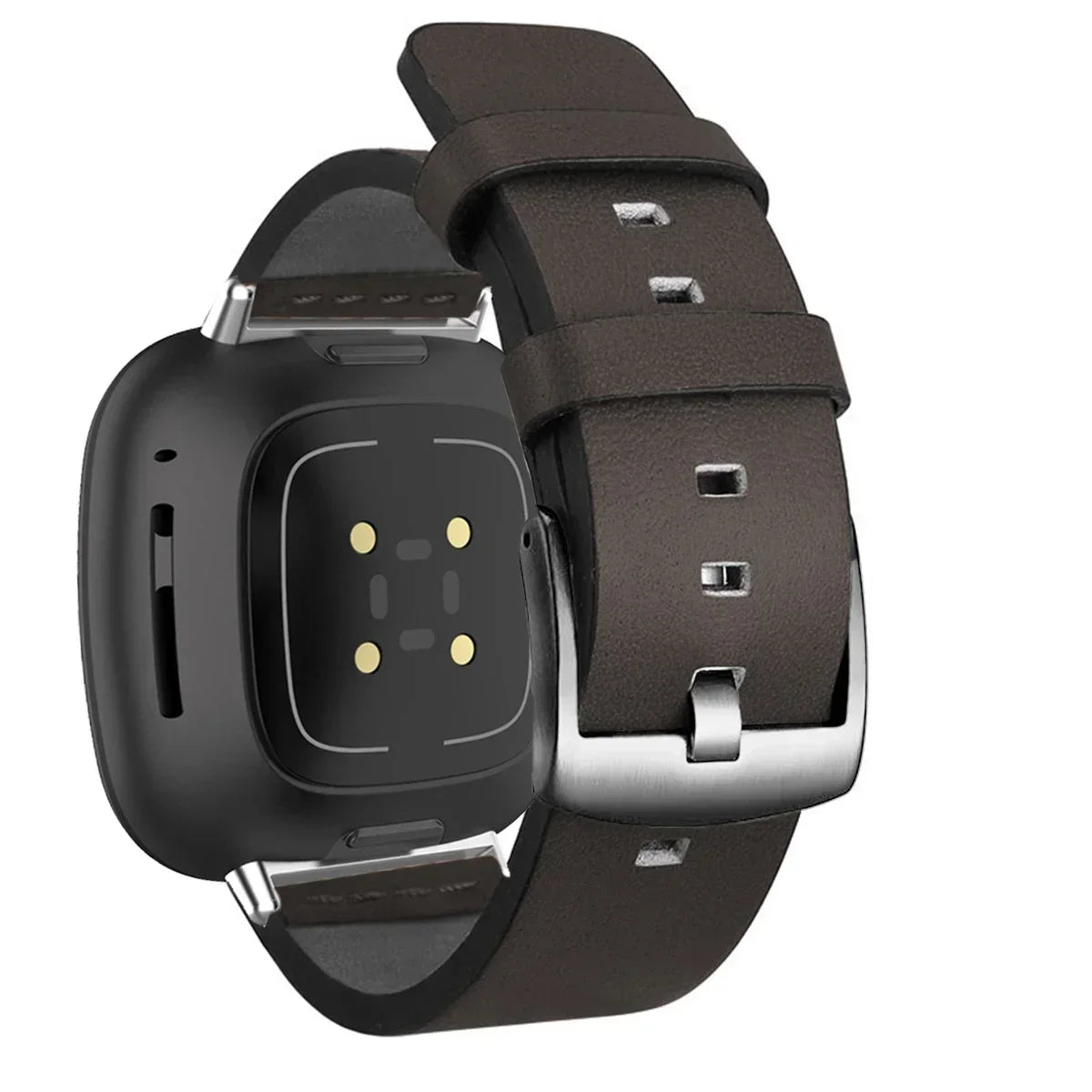 Strap For Fitbit Versa 2 Lite Leather Band SmartWatch Bracelet For Fitbit Versa3 4 Sense Correa Watchband Pin Buckle Accessories