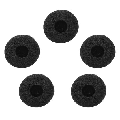 Mini bonnettes anti-vent pour microphone, protections en mousse pour micro-casque, noir, lot de 5 pièces