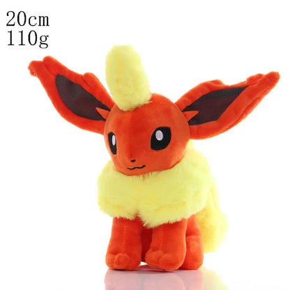 *10PCS Pokemon Plush Charmander Squirtle Pikachu Moon Eevee Plush Bulbasaur Stuffed Animal Toy Gengar Doll Gift for Kid 18-25cm