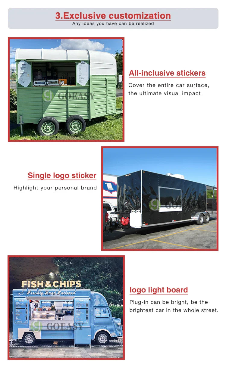 Modern Mobile Food Truck Pink Concession Trailer Ice Cream Cart Stainless Kitchen Hot Dog Pizza Van Juice Snack Bar