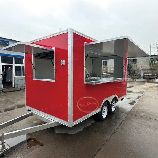 Outdoor Food Trailer for Sale Convenient Flexible Durable Catering Kitchen Trailers Commercial Grade Mobile Kitchen