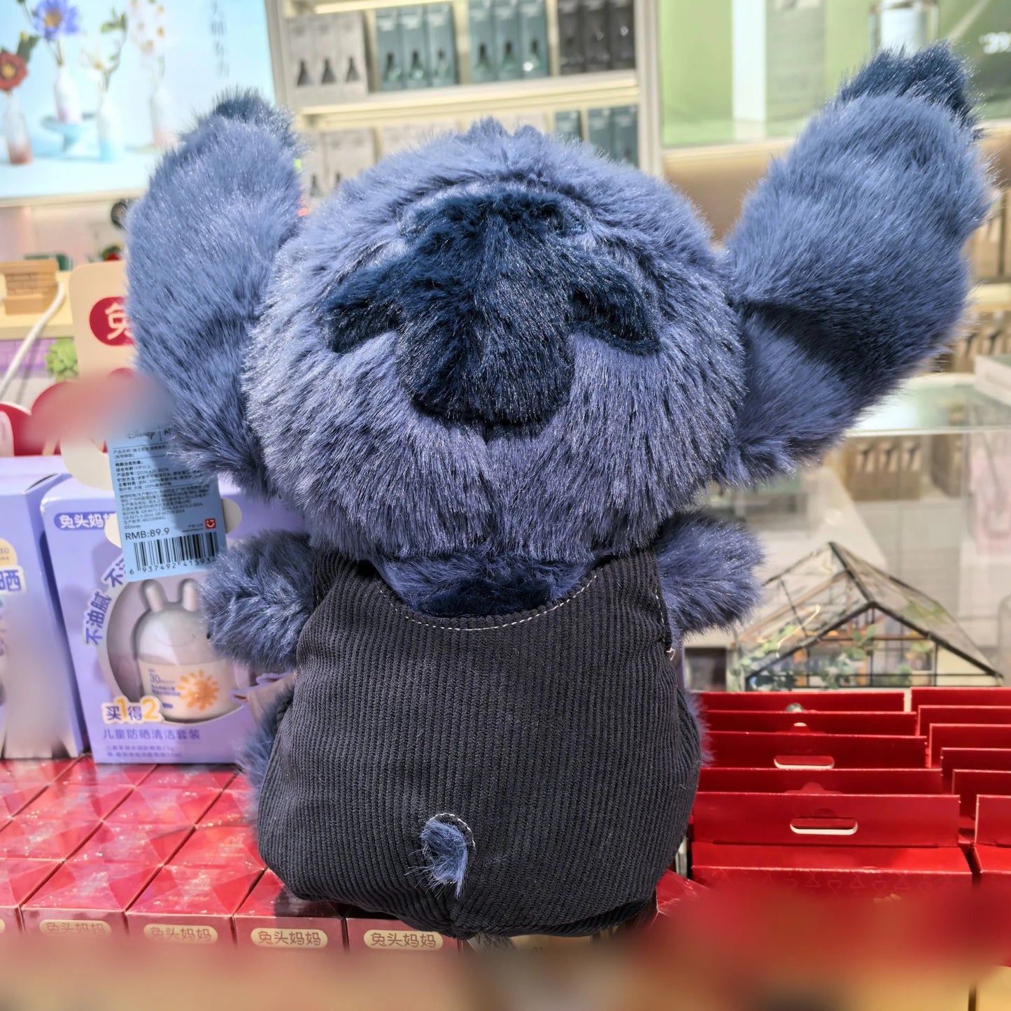 30CM Stitch Interstellar Baby Stitch Strap Pants Hoodie Wearable Plush Doll Cute Comfortable Doll Birthday Holiday Gift