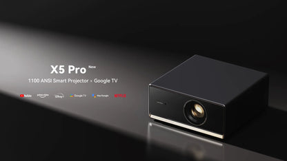 Wanbo X5 Pro New Projector Online 4k Full HD 1080P HDR10 Proyector 1100 ANSI  Android TV11.0 ASA3.0 Auto Focus Projectors
