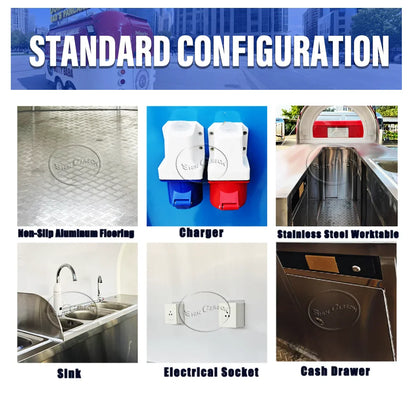 Outdoor Food Trailer for Sale Convenient Flexible Durable Catering Kitchen Trailers Commercial Grade Mobile Kitchen