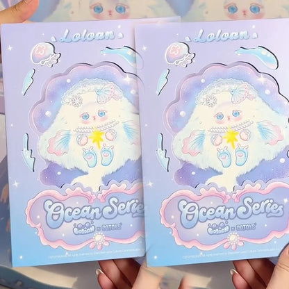 Loloan Ocean Series Vinyl Plush Blind Box Kawaii Sea Animal Anime Doll Surprise Home Decor Toy Gift Cute Mystery Bag