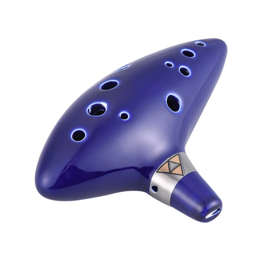 12 trous Ocarina céramique Alto C navire flûte vent légende de Zelda Instrument de musique
