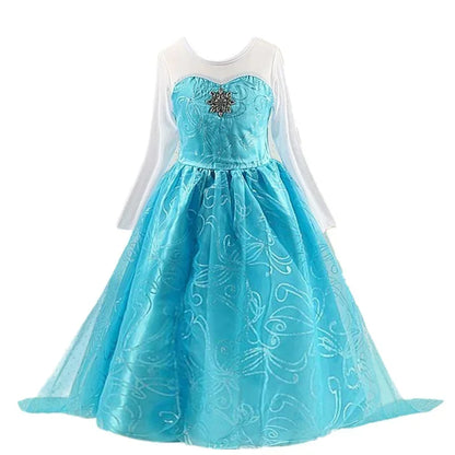 Robe de princesse pour filles, costume de Cosplay pour enfants, vêtements d'Halloween, de carnaval, d'anniversaire, costume de princesses pour enfants