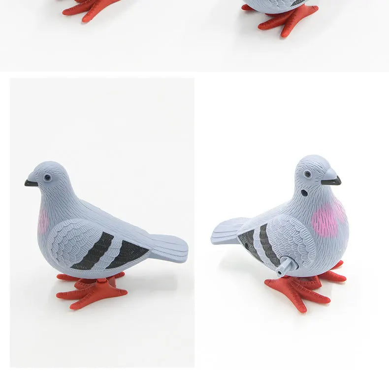 New Kids Clockwork Toy Jumping Pigeon Simulation Animal Cute Winding Will Jump Baby Toys 2-4 Years Old Gift