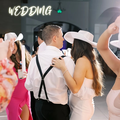 Chapeaux de Cowboy de mariage, 4 à 24 pièces, chapeaux de Cowboy occidentaux, cadeau pour femmes, réception de mariage, bal de danse, fête prénuptiale