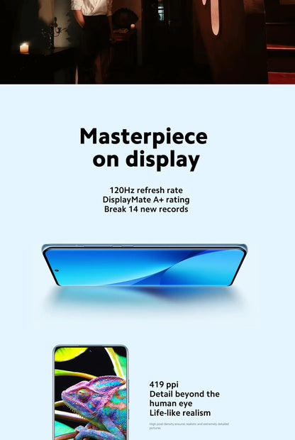 Xiaomi Mi 12x smartphone Android 5G  6.28 inch 2400x1080 Global firmware12GB RAM 256GB ROM  Original used phone