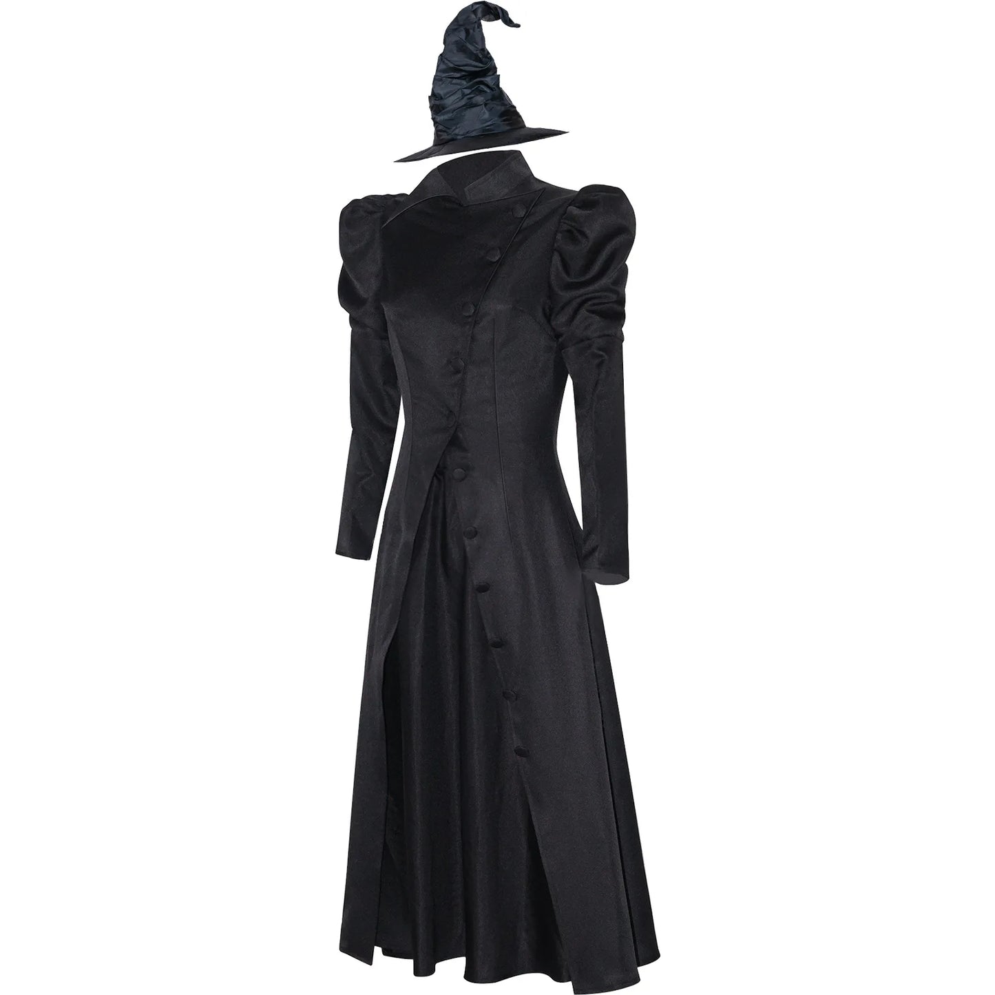 Movie Evil Elphaba Thropp Role Playing Costume Witch Dress Hat Uniform Western Halloween Party Evil Witch Costume