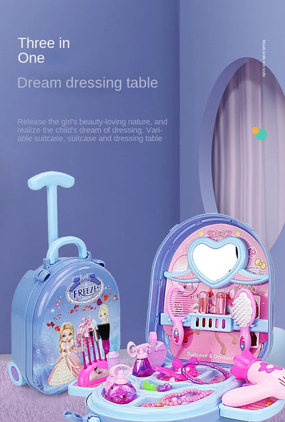 Play House Set Children's Dressing Table Toys For Girls From 6 to 10 Years Makeup Set For Girl Children's Nove Toy Birthday Gift
