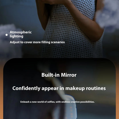 SmallRig Magnetic Phone Light,P48 Bi-Color Dimmable LED Fill-Light Foldable MagSafe Beauty Lamp Soft Panel,for IPhone16/Android