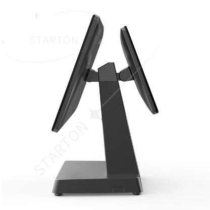 Système de point de vente à double écran tactile de 15,6 pouces, Machine de point de vente, systèmes tout-en-un pour les restaurants de magasin de détail, vente en gros