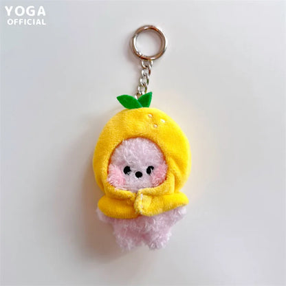 Bt21Ed Baby Fruit Series Kawaii Anime COOKY MANG Plus Keychain Cute Cartoon Plus Pendant Doll Toy Bag Accessories Girl Gift