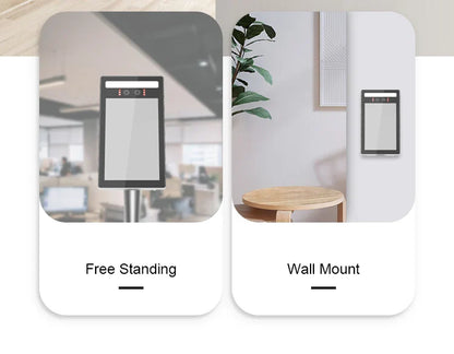 Meilleure vente qualité montage mural 8 pouces reconnaissance faciale dispositif de contrôle d'accès biométrique contrôle d'accès NFC contrôle d'accès QR
